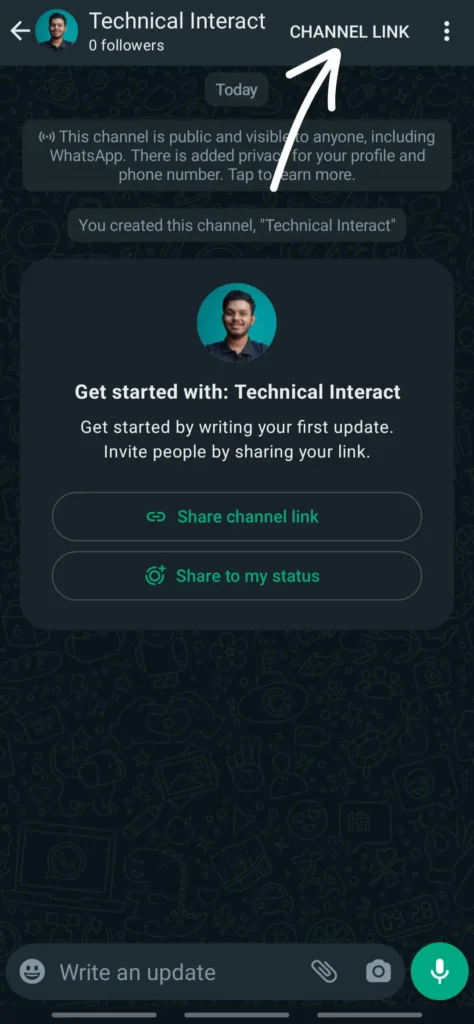 create whatsapp channel link